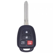 CASCARA LLAVE CONTROL oyota Highlander RAV4 2014-2017 / 4 BOTONES /89070-0R100,GQ4-52T / SIN LOGO
