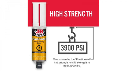 JB Weld  Jeringa Multiple Uso Fija 5Min Amarillo Net  25 mL