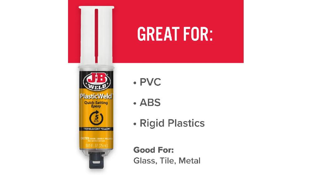 JB Weld  Jeringa Multiple Uso Fija 5Min Amarillo Net  25 mL