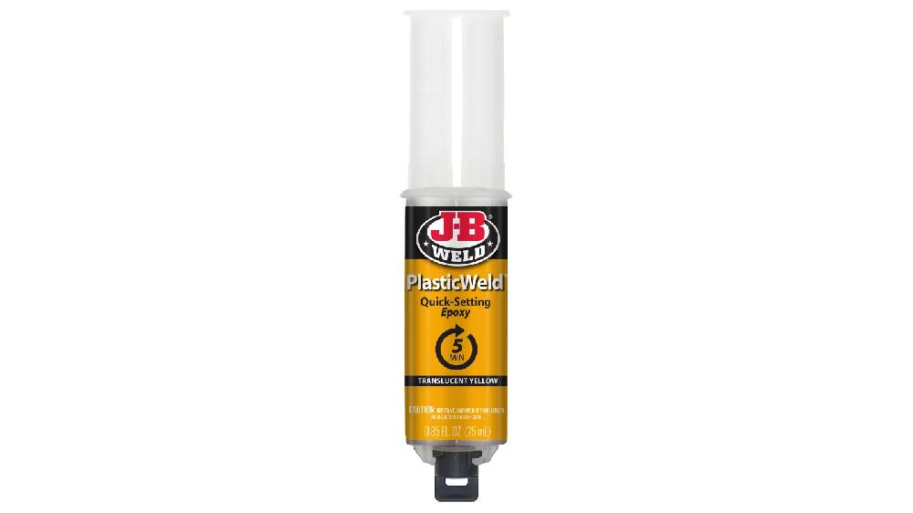 JB Weld  Jeringa Multiple Uso Fija 5Min Amarillo Net  25 mL