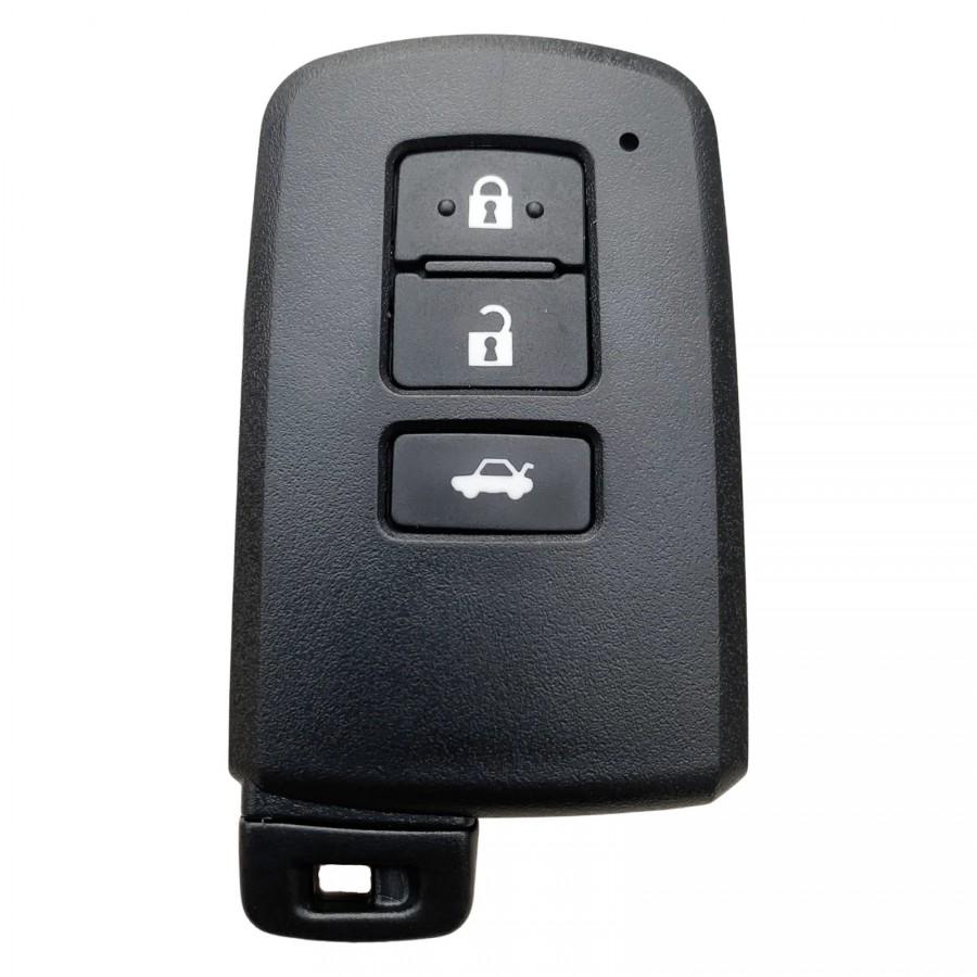 LLAVE CONTROL DE PRESENCIA Toyota Corolla Camry Altis 2012-2015 / 3 BOTONES  / 433mhz/BA2EQ,89904-33500 / SIN LOGO