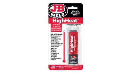 JB Weld  Barra De Masilla Alta Temperaturas Rojo Net  57 g