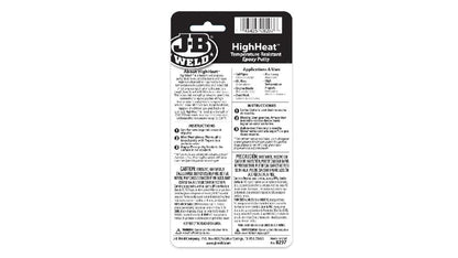 JB Weld  Barra De Masilla Alta Temperaturas Rojo Net  57 g