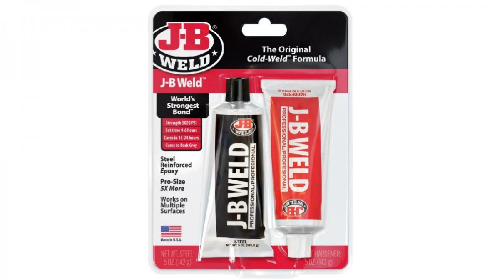 JB Weld  Adhesivo Epóxico Más Fuerte Profesional Net  2 Tubos 141.8 g