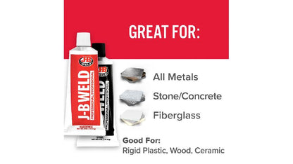 JB Weld  Adhesivo Epóxico Más Fuerte Profesional Net  2 Tubos 141.8 g