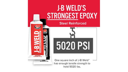 JB Weld  Adhesivo Epóxico Más Fuerte Profesional Net  2 Tubos 141.8 g