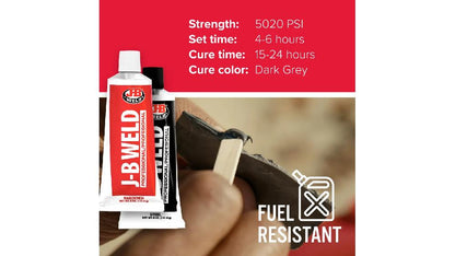 JB Weld  Adhesivo Epóxico Más Fuerte Profesional Net  2 Tubos 141.8 g