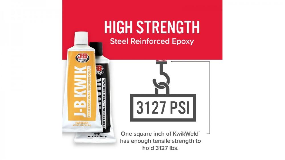 JB Weld  Adhesivo Epóxico Secado Rapido Profesional Net  2 Tubos 141.8 g
