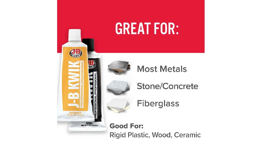 JB Weld  Adhesivo Epóxico Secado Rapido Profesional Net  2 Tubos 141.8 g