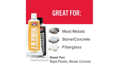 JB Weld  Adhesivo Epóxico Secado Rapido Profesional Net  2 Tubos 141.8 g