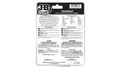 JB Weld  Adhesivo Epóxico Secado Rapido Profesional Net  2 Tubos 141.8 g