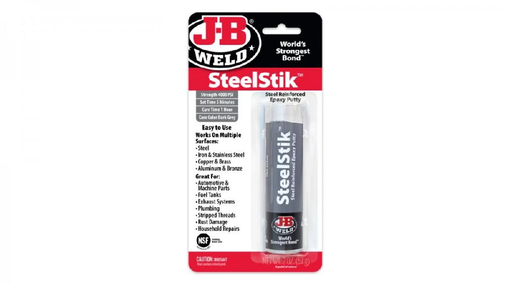 JB Weld  Barra De Masilla De Acero Gris Net  57 g