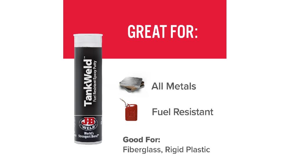 JB Weld  Tankweld Reparación De Tanque De Gas Net  28.4 g