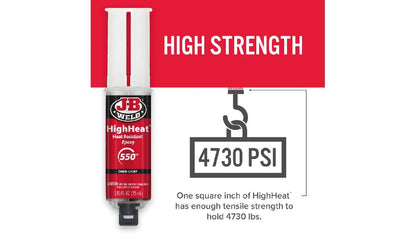 JB Weld  Jeringa Epoxi Resistente Al Calor Net  25 mL