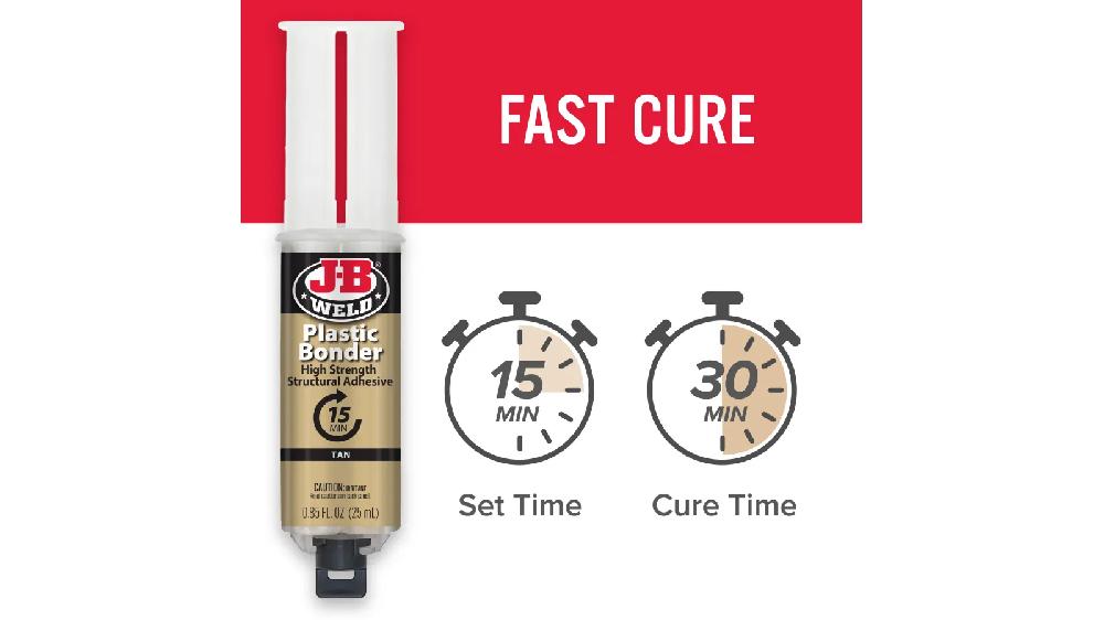 JB Weld  Jeringa Ahesivo Plástico Fija 15Min Net  25 mL