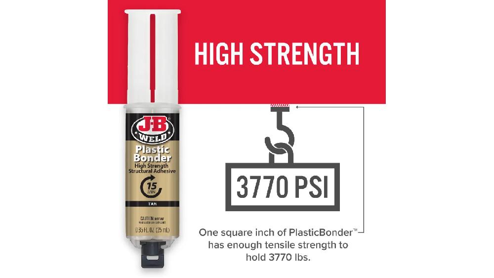 JB Weld  Jeringa Ahesivo Plástico Fija 15Min Net  25 mL