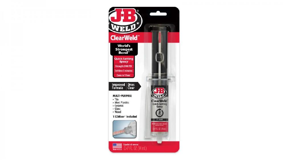 JB Weld  Jeringa Con Tubo Mixer Fija 5Min Net  25 mL