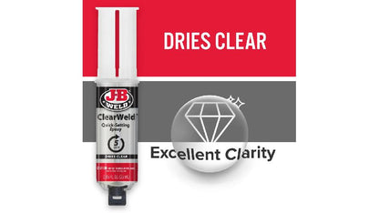 JB Weld  Jeringa Transparente Fija 5Min Net  25 mL