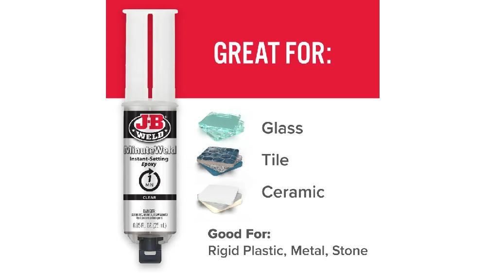 JB Weld  Jeringa Transparente Fija Instantaneo Net  25 mL