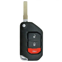 LLAVE CONTROL  2018-2021 Jeep Wrangler Gladiator /  3 BOTONES / 433mhz/SIP22 Chrysler / Fiat keyway / OHT1130261, 68416782AA / SIN LOGO