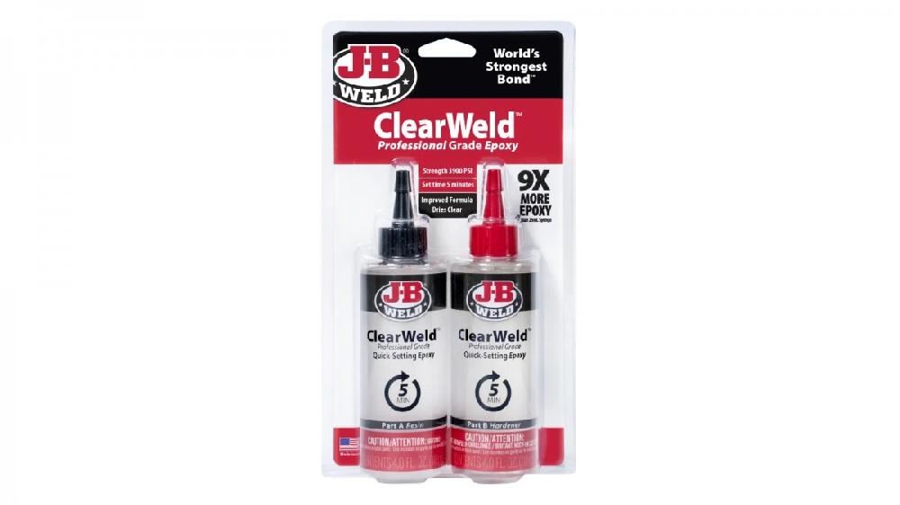 JB Weld  Clear Weld Profesional Net  2 Tubos 4 Oz.