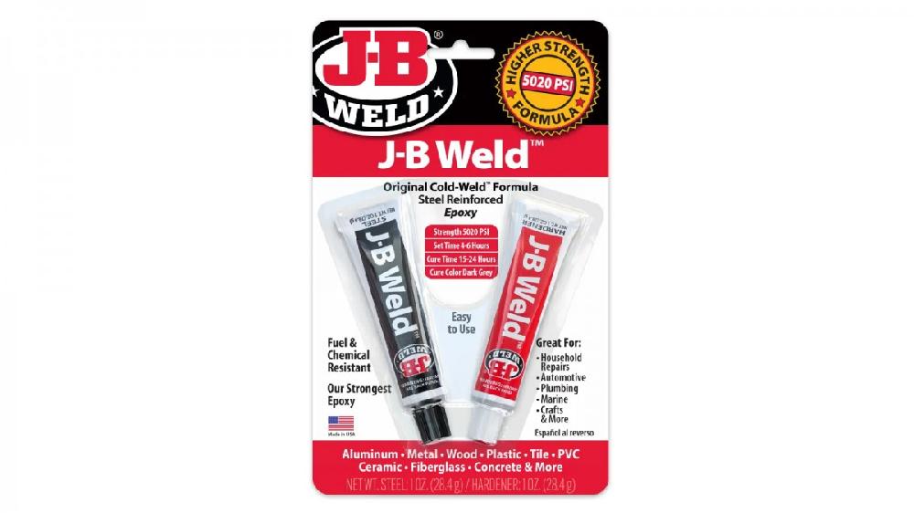 JB Weld  Adhesivo Epóxico Mas Fuerte Fija 2H Net  2 Tubos 28.4 g