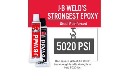 JB Weld  Adhesivo Epóxico Mas Fuerte Fija 2H Net  2 Tubos 28.4 g