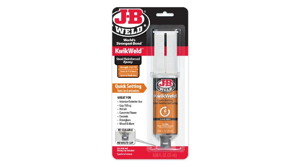 JB Weld  Jeringa Secado Rapido Epóxico Fija 6Min Net  25 mL