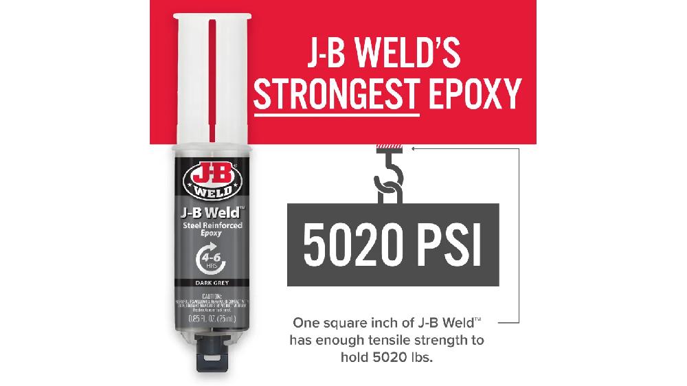 JB Weld  Jeringa Original De Soldadura Fría 4-6H Net  25 mL