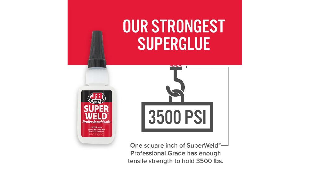 JB Weld  Pegamento Instantáneo Profesional Net  20 g