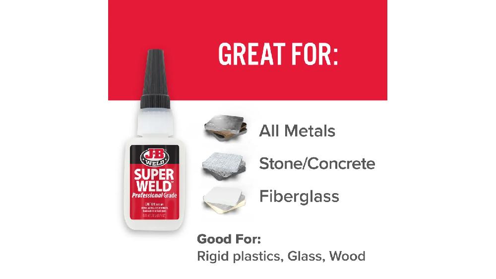 JB Weld  Pegamento Instantáneo Profesional Net  20 g