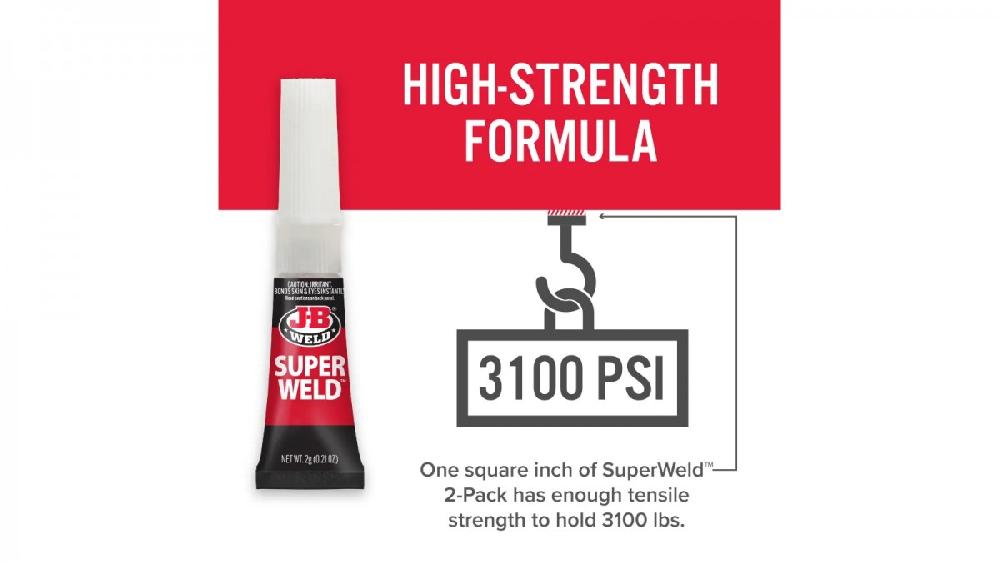 JB Weld  Pegamento Instantáneo 2 Pack Net  2 Tubos 2 g
