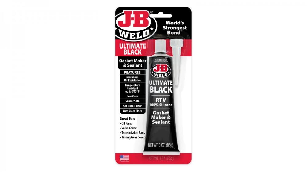 JB Weld  Silicon Resistente Al Aceite Negro Net  85 g