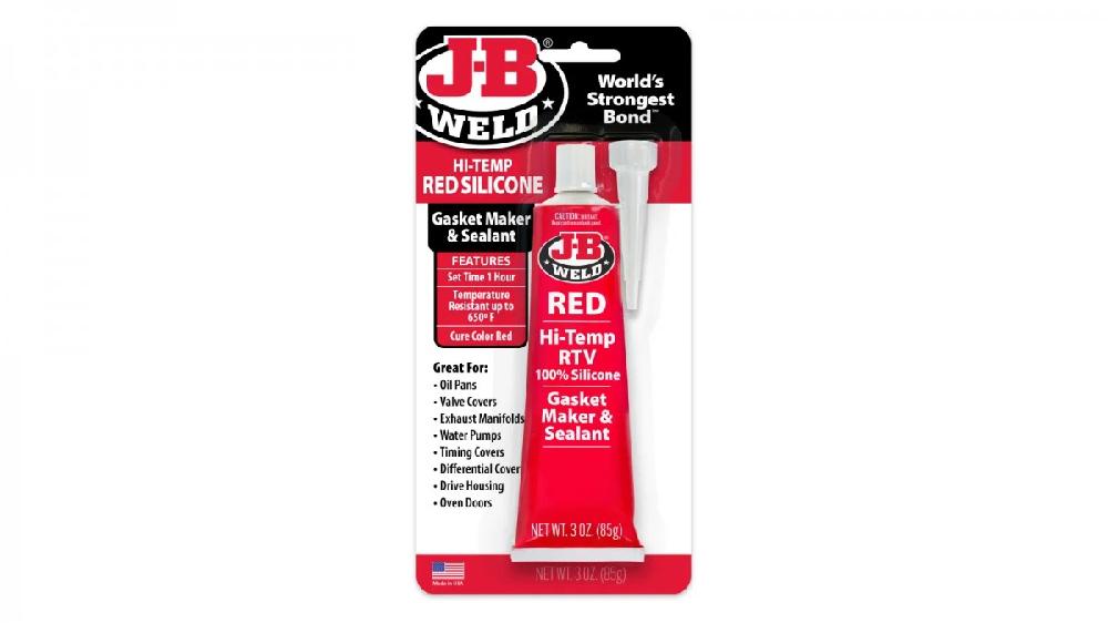 JB Weld  Silicon Altas Temperaturas Rojo 343°C Net  85 g