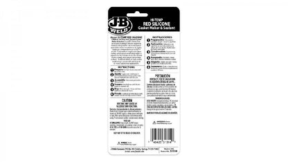 JB Weld  Silicon Altas Temperaturas Rojo 343°C Net  85 g