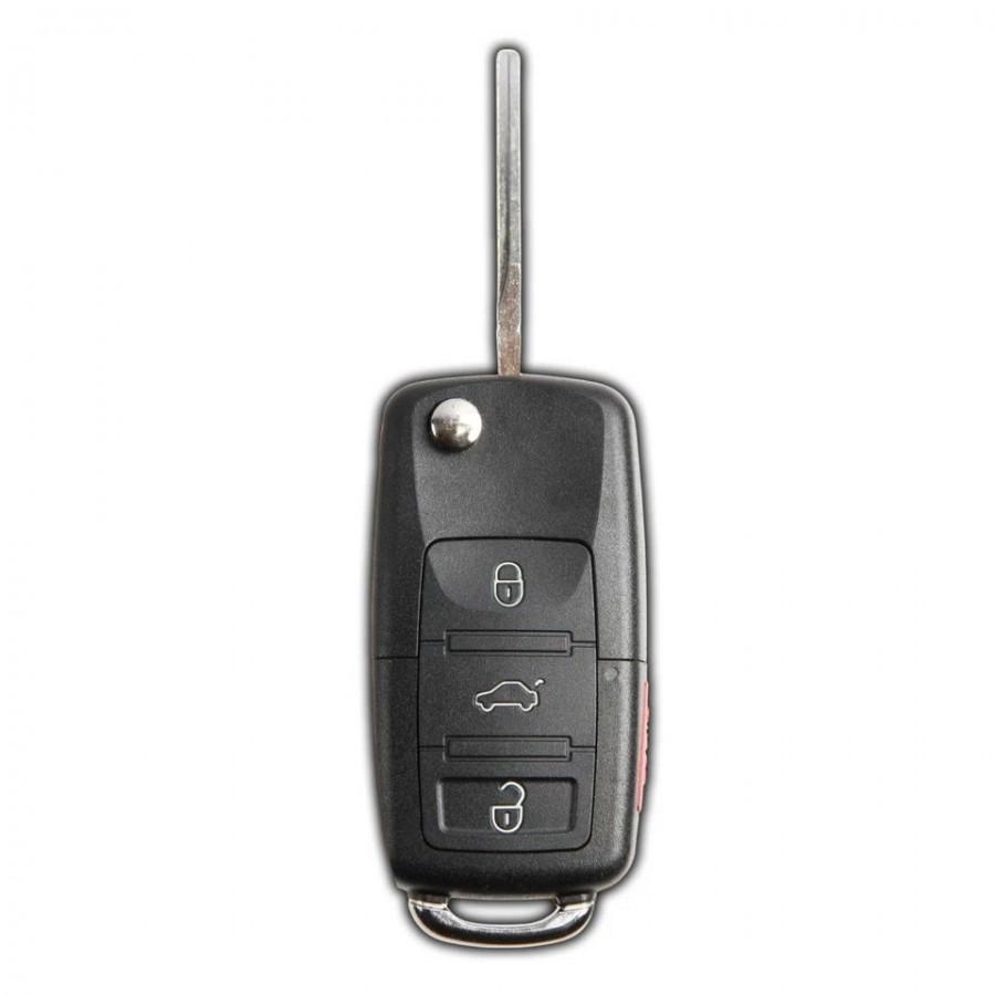 LLAVE CONTROL  2006-2011 Volkswagen Jetta Golf Rabbit FCC / 4 BOTONES   / 315MHZ /ID48 / NBG92596263,1K0959753H / SIN LOGO