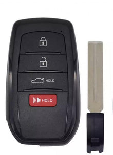 LLAVE CONTROL  DE PRESENCIA 2021-2023 Toyota Corolla Cross  / 4 BOTONES  / 433&434mhz/8990H-0A010,8990H-0A020 / SIN LOGO