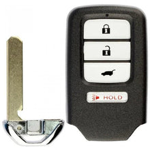 LLAVE CONTROL DE PRESENCIA  2016-2021 Honda HR-V Fit / 4 BOTONES  / 313.8mhz/ID47 Chip / 72147-T7S-A01, KR5V1X / SIN LOGO