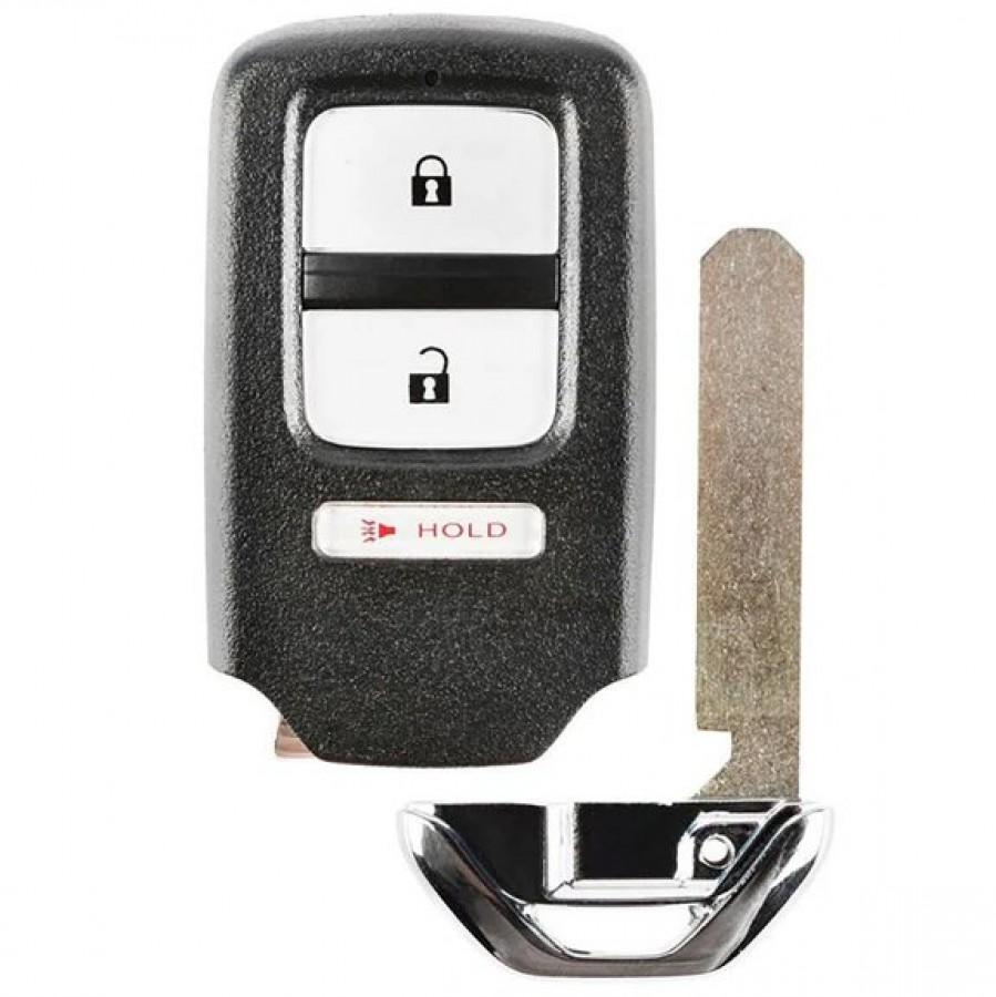 LLAVE CONTROL DE PRESENCIA  Honda Fit HRV 2015 2016 2017 / 3 BOTONES  / 313.8Mhz /47chip / KR5V1X, 72147-T5A-A01, 7812D-V1X / SIN LOGO