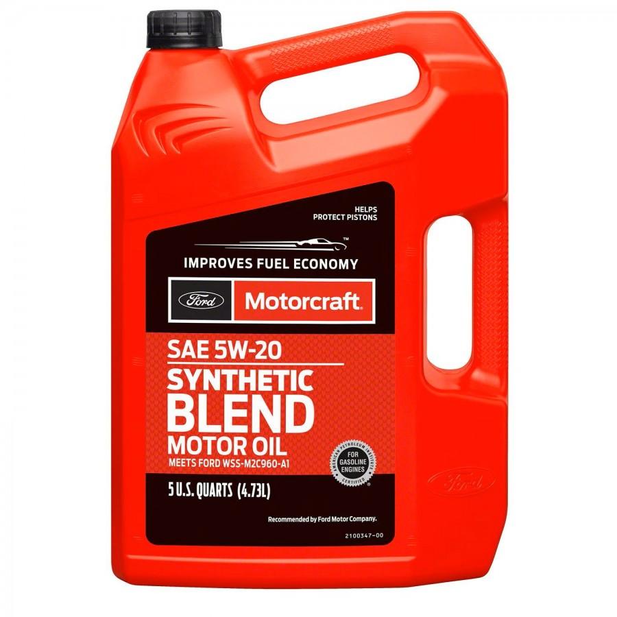 ACEITE MOTORCRAFT SAE 5W-20 NET 4.73L SYNTETIC BLEND