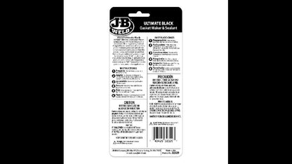 JB Weld  Silicon Automotriz Cartucho Negro Net  10.3 Oz
