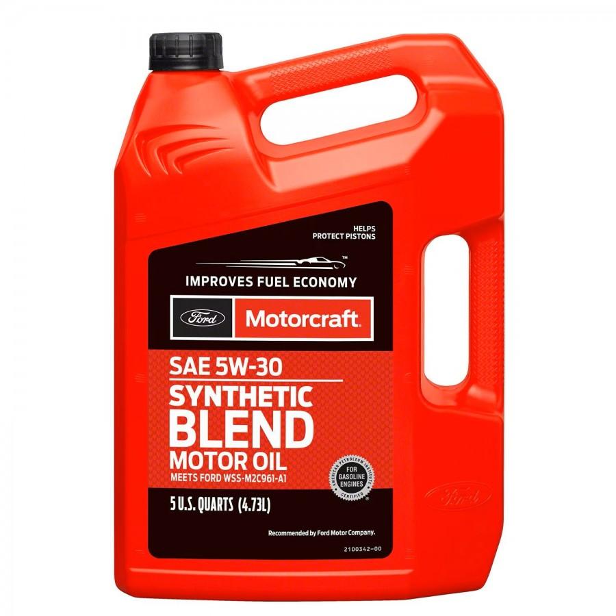 ACEITE MOTORCRAFT SAE 5W-30 SYNTHETIC BLEND XO5W305Q3SP NET 4.73L