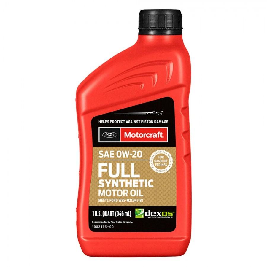 ACEITE MOTORCRAFT FULL SYNTHETIC SAE 0W-20 NET 946mL