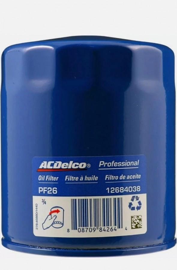 FILTRO ACEITE ACDELCO PF26 12684038 REF: WIX WL10454