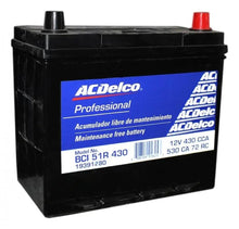 ACUMULADOR ACDELCO 51R 12V 430CCA 19391280