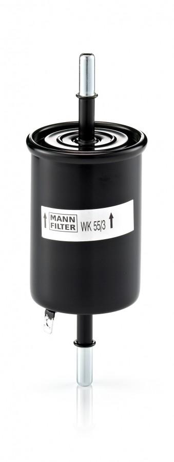 FILTRO COMBUSTIBLE MANN FILTER WK55/3 REF: WF8034, KL416/1, 7700845961, 8200386495, 7701068107, G10230, G10583 / RENAULT OROCH