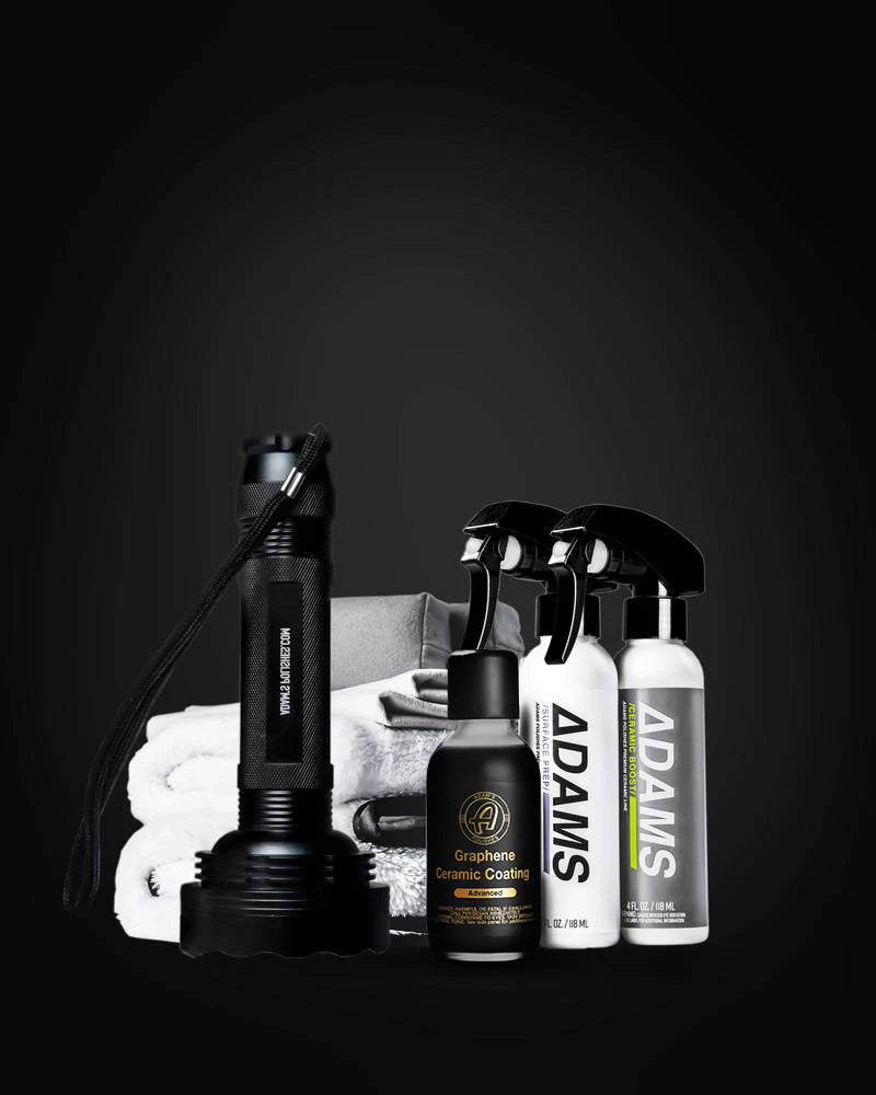 Adams Polishes Graphene Ceramic Coating Advanced Kit With Light