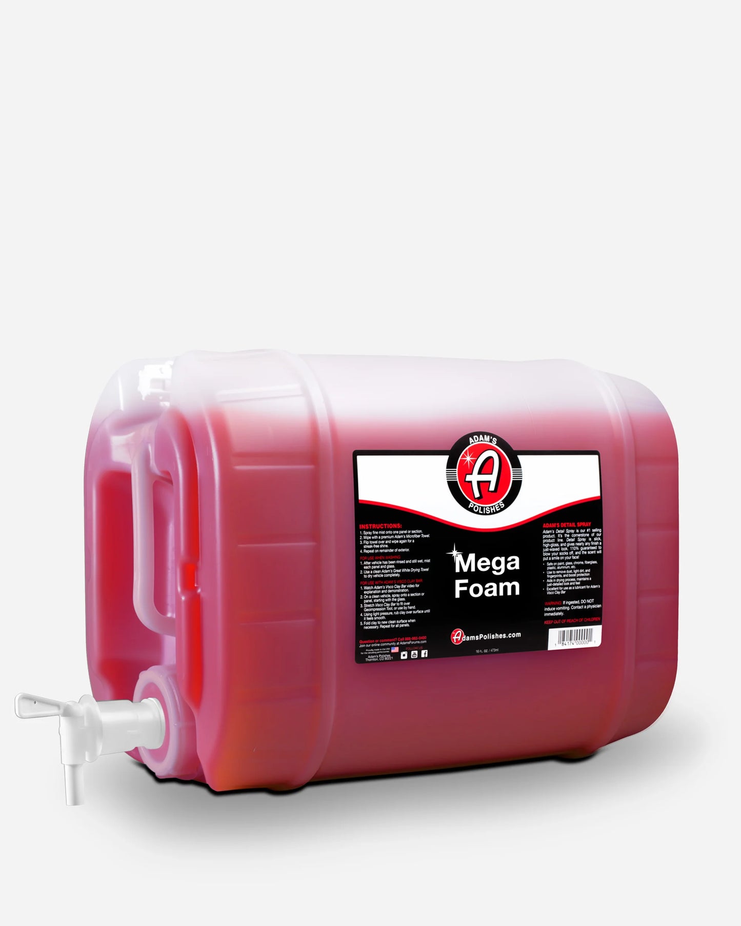 Adams Polishes Mega Foam