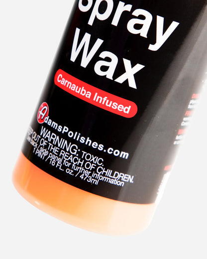 Adams Polishes Spray Wax Net 16Oz / 473Ml