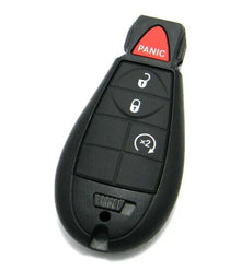 Llave Control Fobik  2008-2017 Chrysler Town & Country 300 Dodge Challenger / 4 Botones  / 434Mhz/46 Chip / M3N5Wy783X, Iyz-C01C, 267F-5Wy783X, 2701A-C01C / Sin Logo